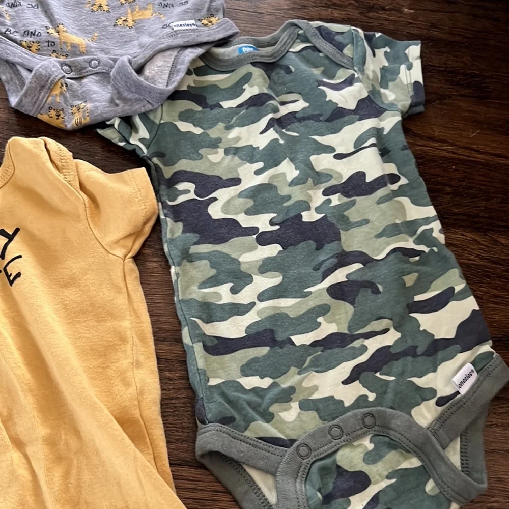 3-6M Gerber 6-Pack of Onesies